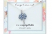 Forget-me-not pendant necklace