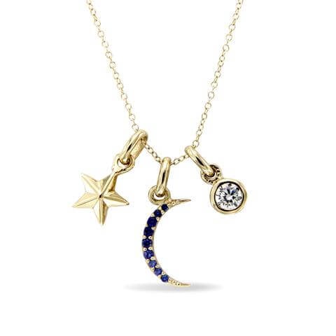 Royi Sal_Moon _ Star necklace