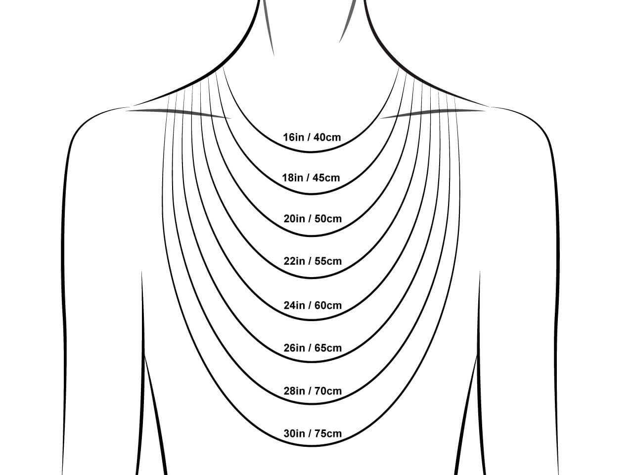 Normal Necklace Chain Length 2024 | eostransitions.com