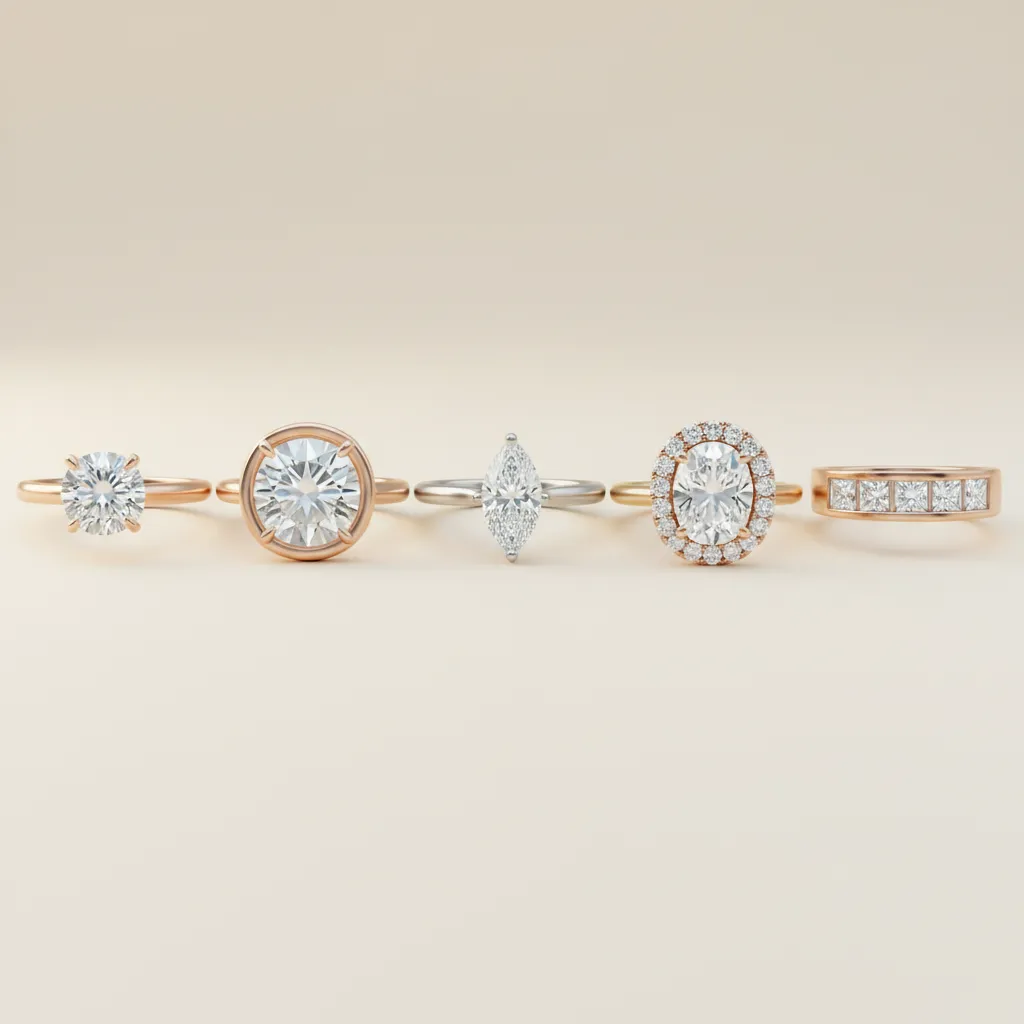 8 brilliant classification of stone settings compared across ring styles with brilliant diamond inspired details