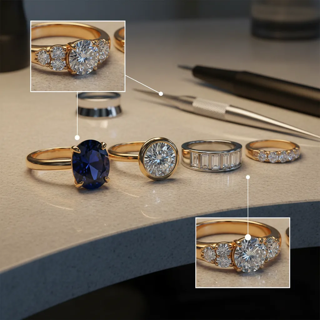 8 brilliant classification of stone settings examined for durability and scalable stone jewelry productio