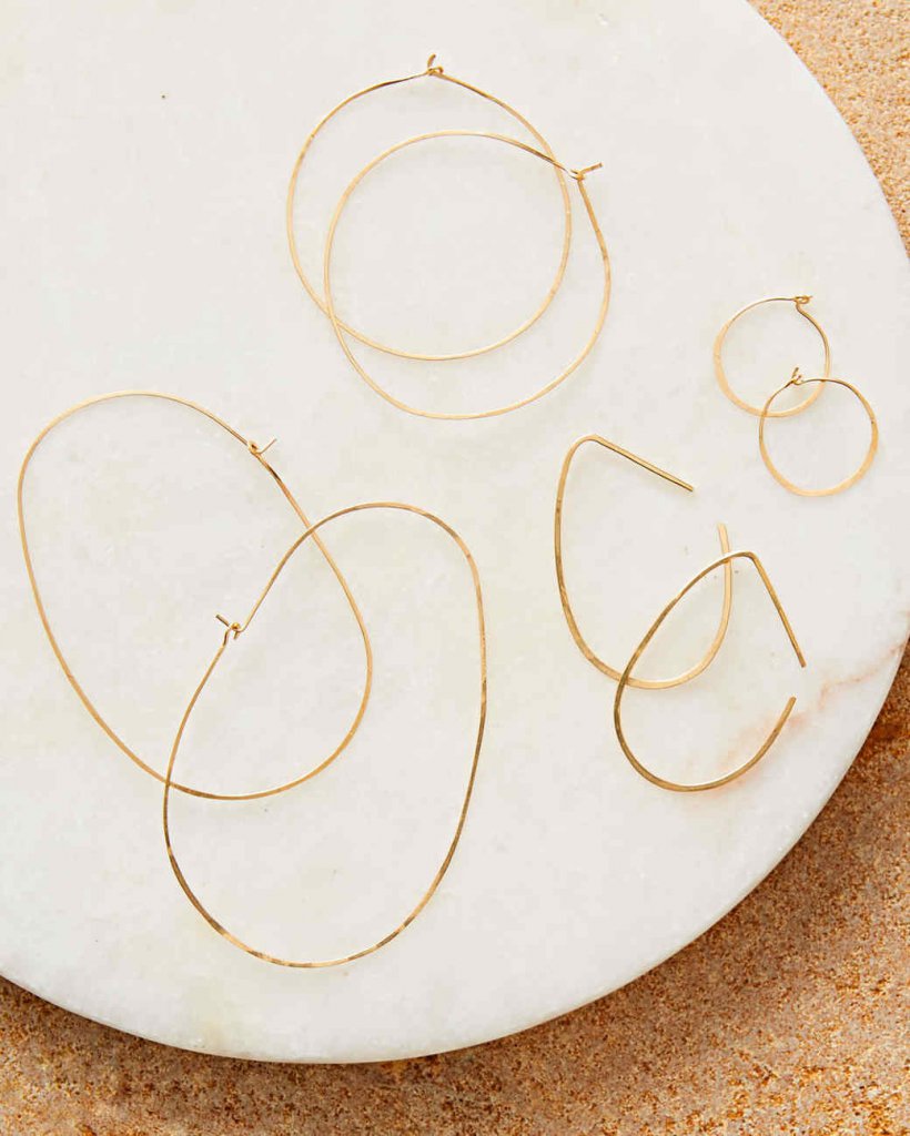 How-to Make Simple Wire Hoop Earrings - Halstead