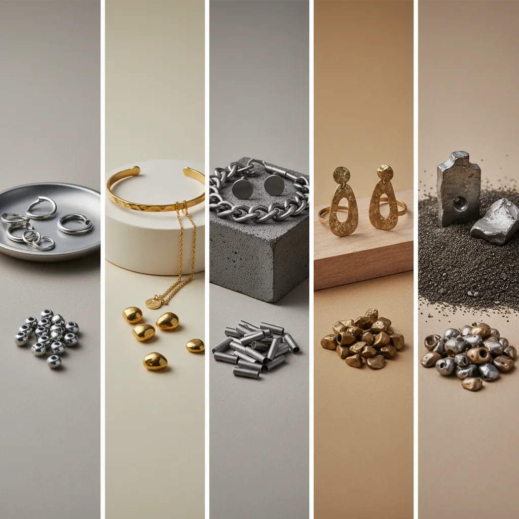 Types of jewelry metals comparison for eco friendly metals for your jewelry business