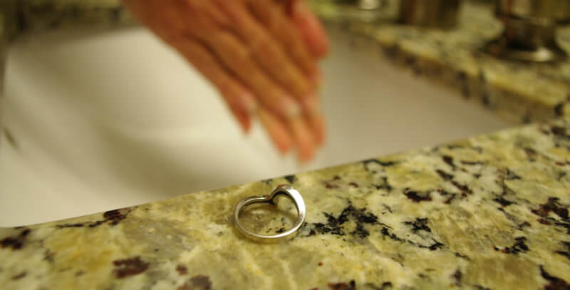 Remove Your Rings Before Washing Hands