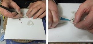 your pieces are sanded