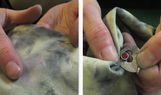 polish impregnated cloth