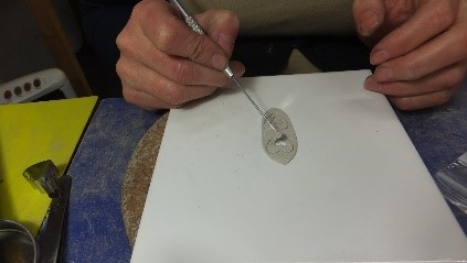 Cutting the shapes