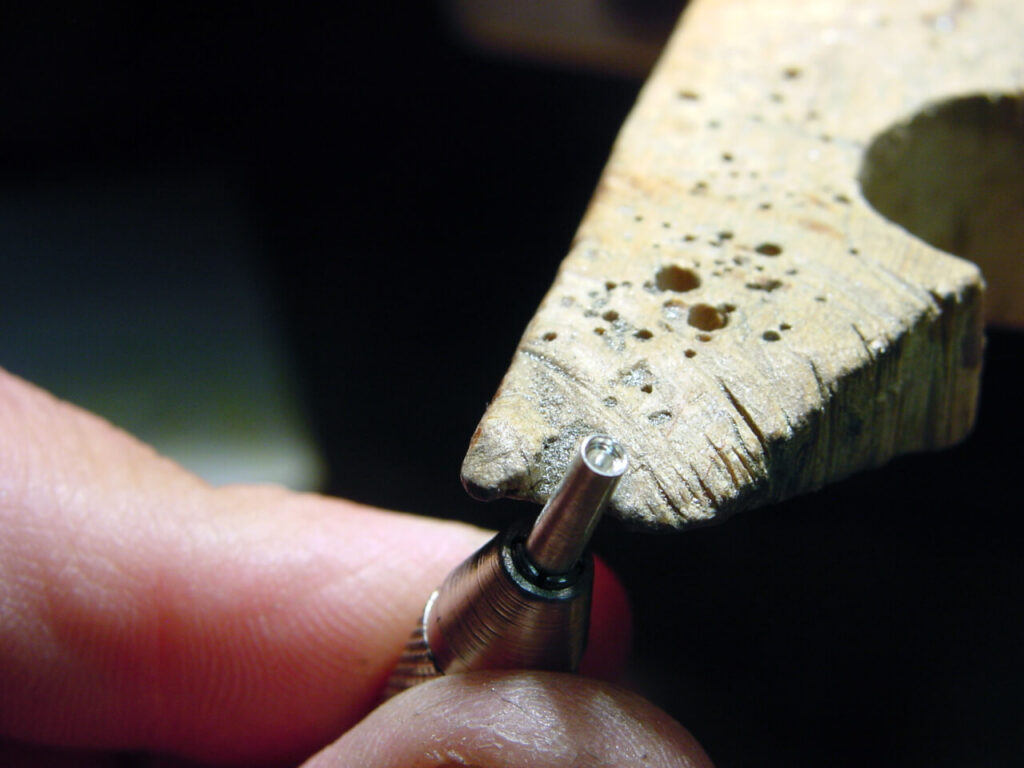 Drill the seat into the tubing