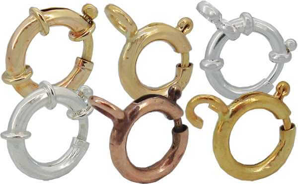 Bolt ring clasps