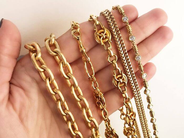 Banco de iglesia Jardines cuadrado 8 mejores estilos de cadenas de joyería