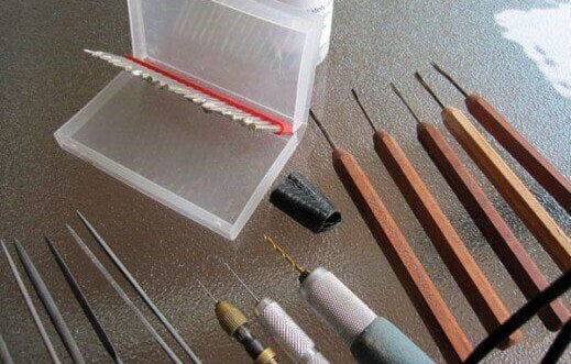 Clay Files and Needle tools=