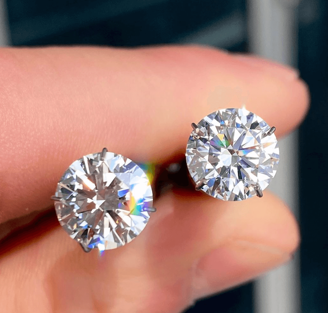 moissanite vs diamond 1