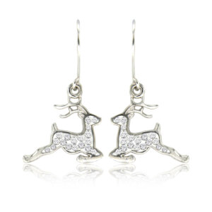 Crystal hook earrings