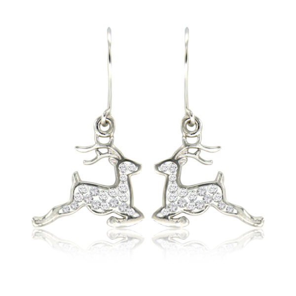 Crystal hook earrings