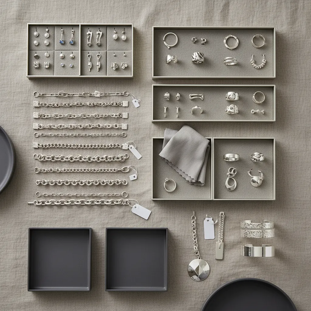 A sterling legacy the history of Thai silver jewelry expressed through a retail-ready sterling silver jewelry assortment with durability and tarnish planning cues