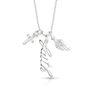 “Faith” Charm necklace