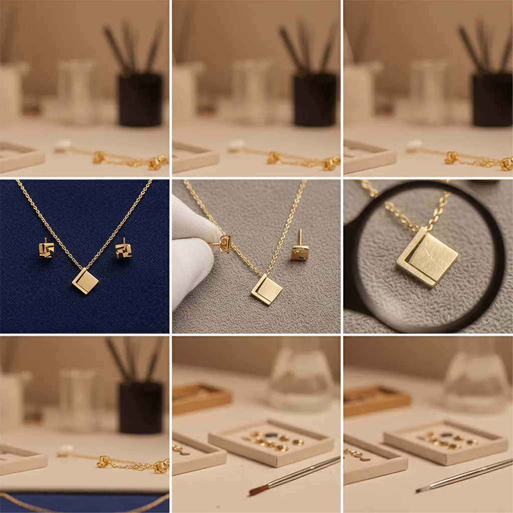 Outward beauty jewelry precious metal plating durability assessment with jewelry quality control and wear inspection