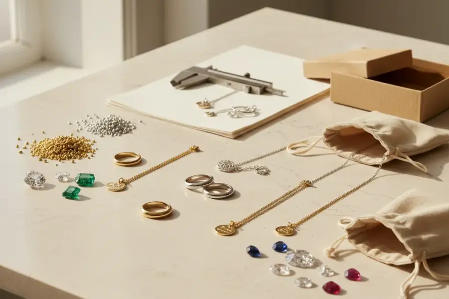 Ethical and sustainable jewelry as a trend challenge and opportunity shown through premium jewelry with sourcing and manufacturing elements