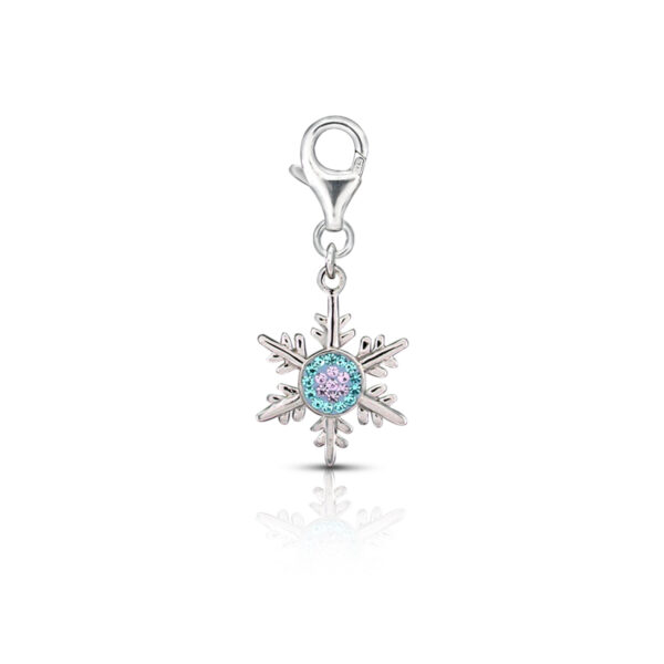 Snowflake with Lobster Clasp Charm