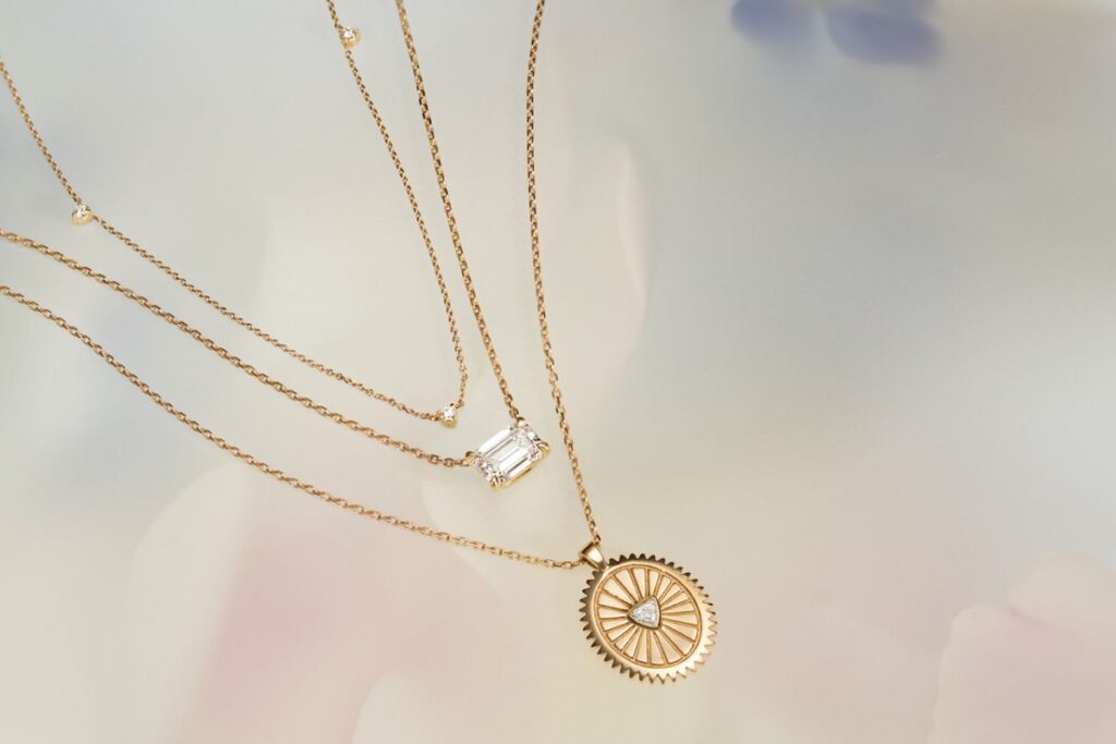 layered necklaces