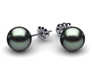 Tahitian Black Pearl Earrings