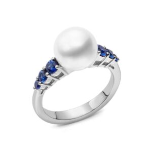 Pearl & Sapphire Ring