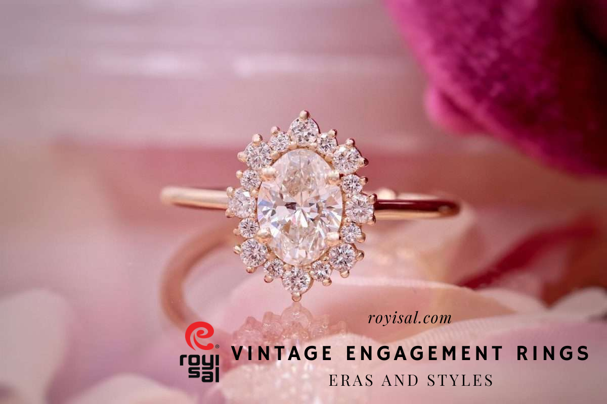 Vintage Diamond Ring Setting With Baguette Accents
