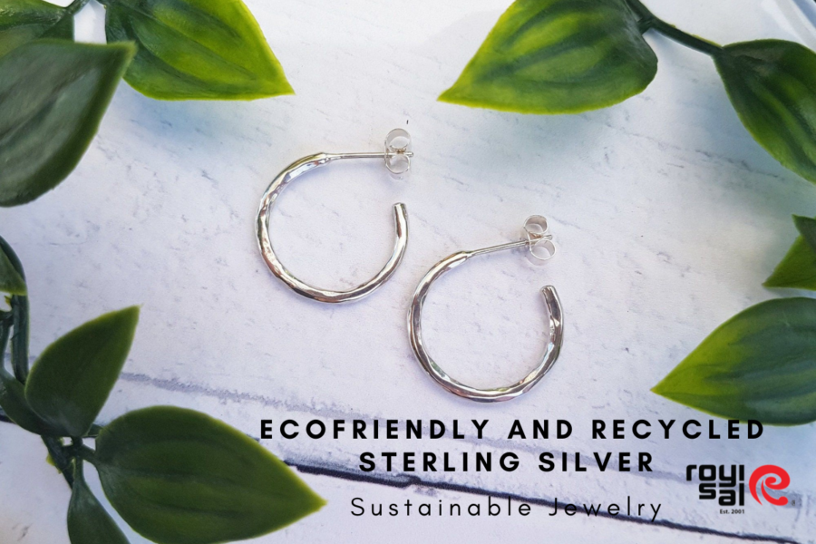 Bijoux Royi Sal et durabilité Argent sterling écologique et recyclé