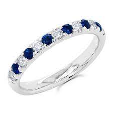 natural round blue Sapphire Birthstone Jewelry