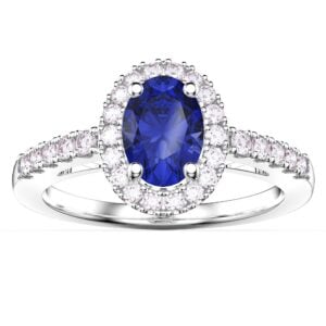 oval Sapphire Birthstone Jewelry