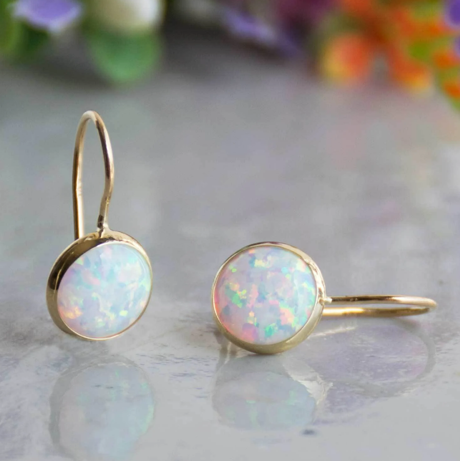 opal earrings