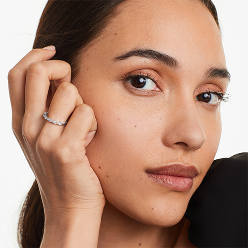 wedding ring on