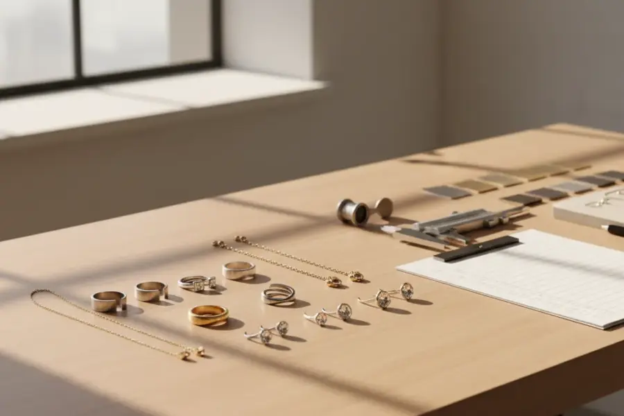 How to pick the right jewelry manufacturer with premium jewelry prototypes, tools, and quality evaluation workspace