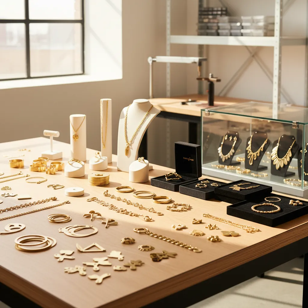 5 benefits brass jewelry illustrated through brass jewelry manufacturing samples components and production workflow for wholesale brands