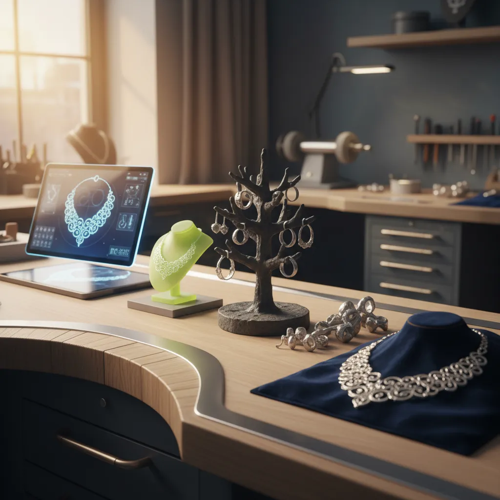 The most popular jewelry manufacturing techniques featuring the casting workflow from CAD model to finished jewelry sample