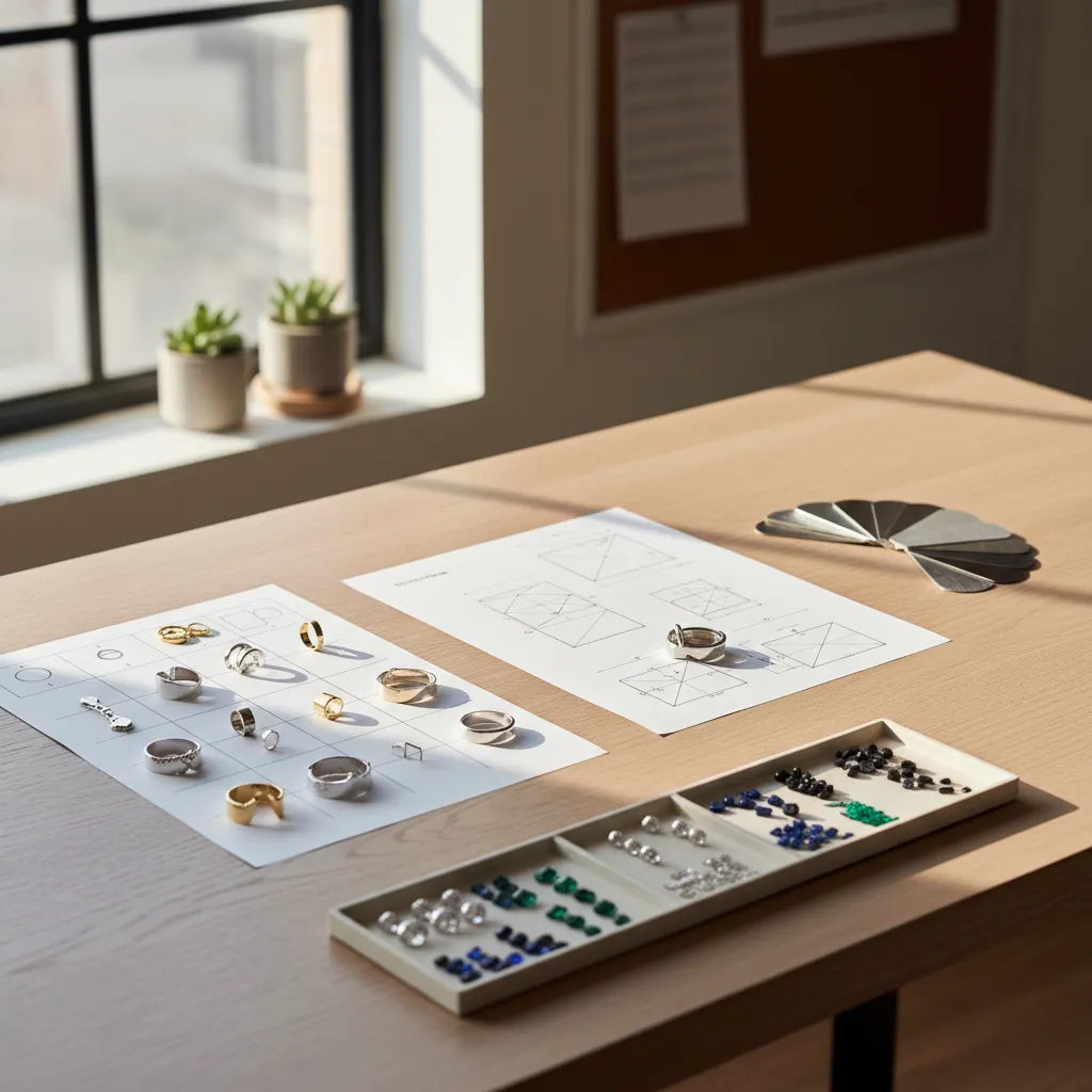 Design tips enhancing jewelry brand OEM partner through clear custom jewelry design specifications and sample development
