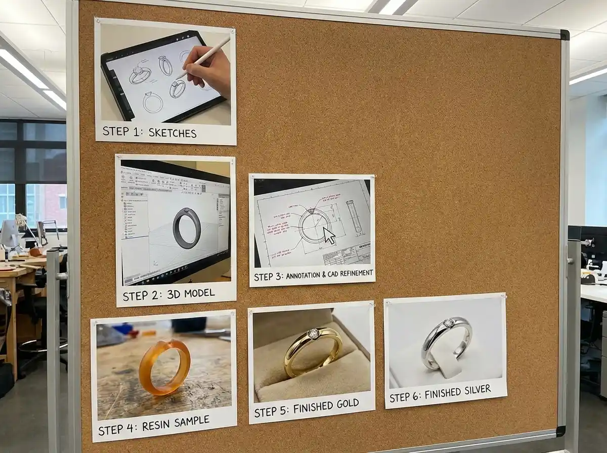 a practical workflow from sketch to sample