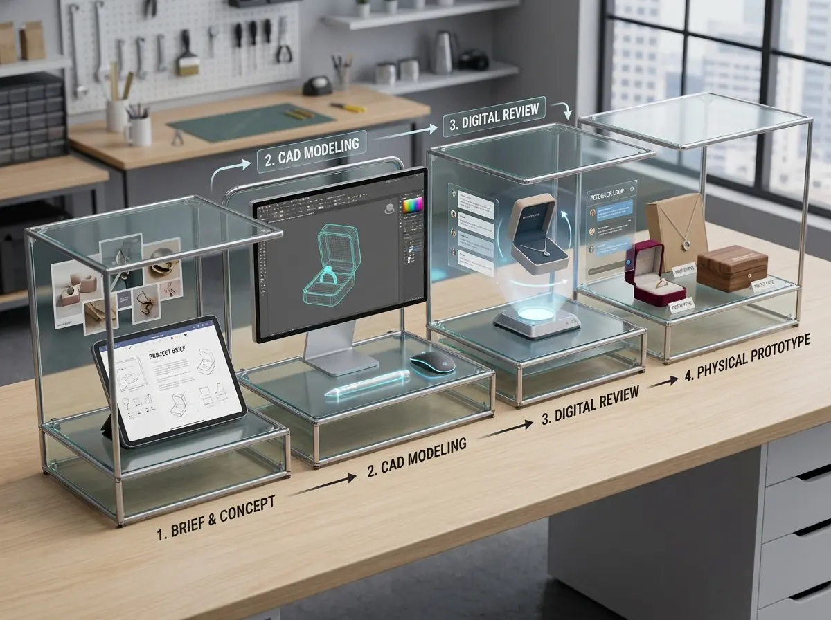 the design process from brief to prototype