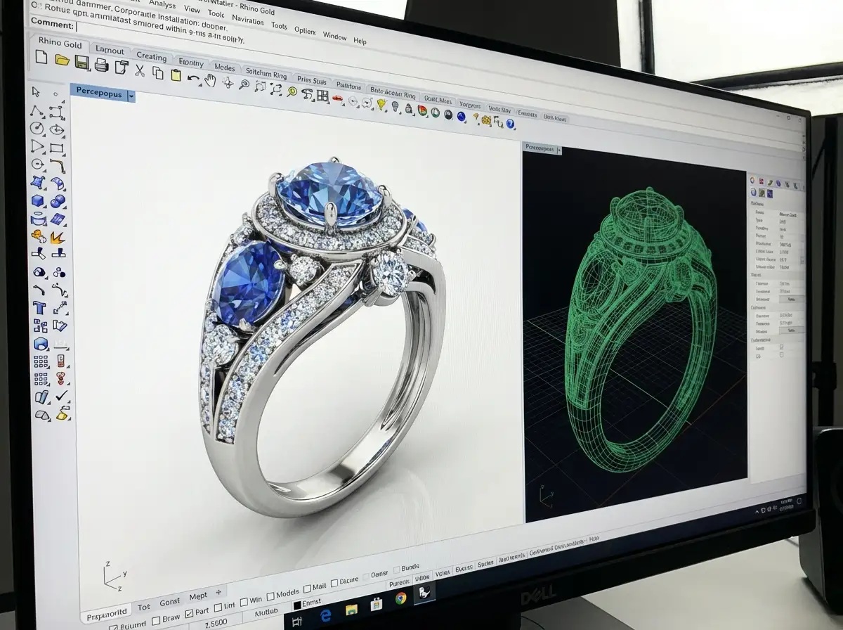 what 3d jewelry modeling actually means