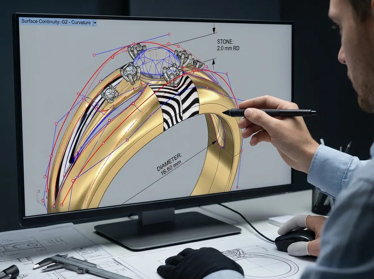 why nurbs accuracy matters for jewelry cad