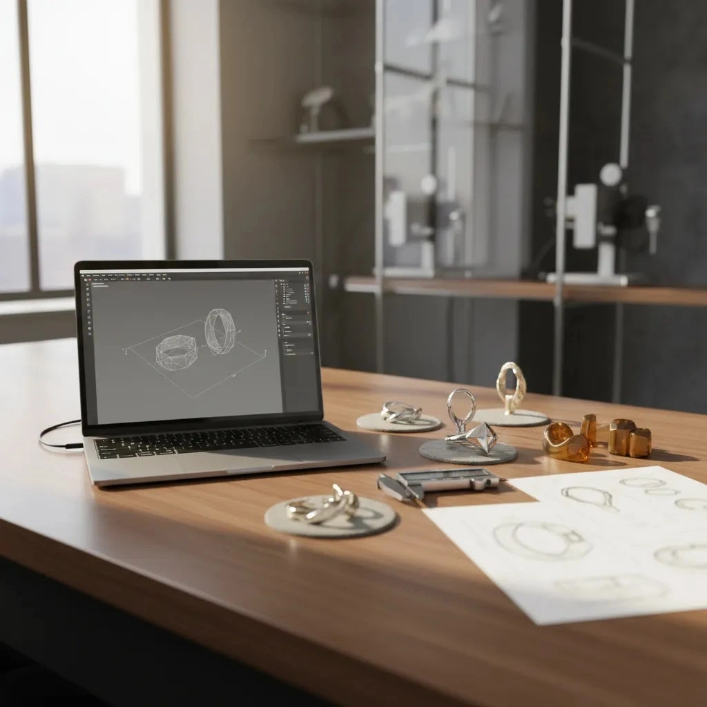 3d jewelry models free workspace with digital jewelry files and physical prototypes for design review