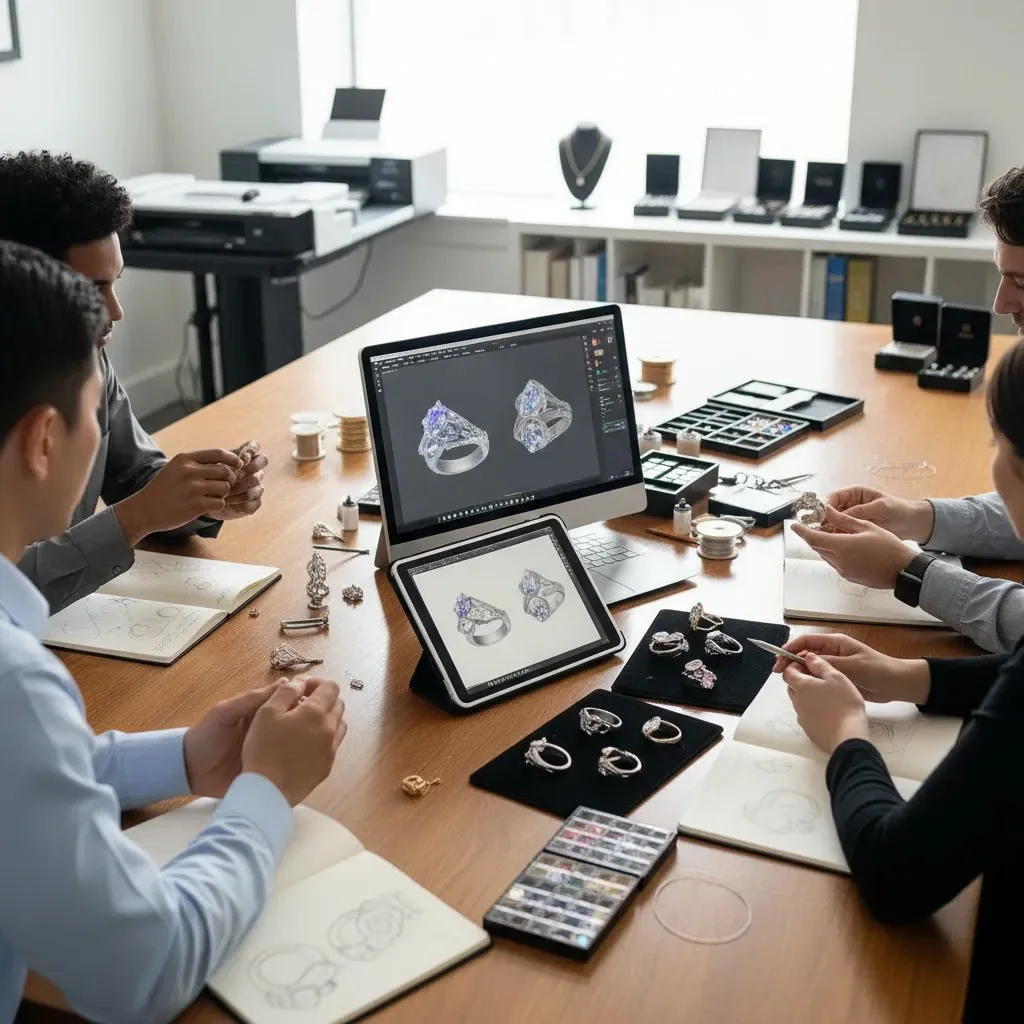 building internal 3d cad jewelry design capability with collaborative jewelry design training