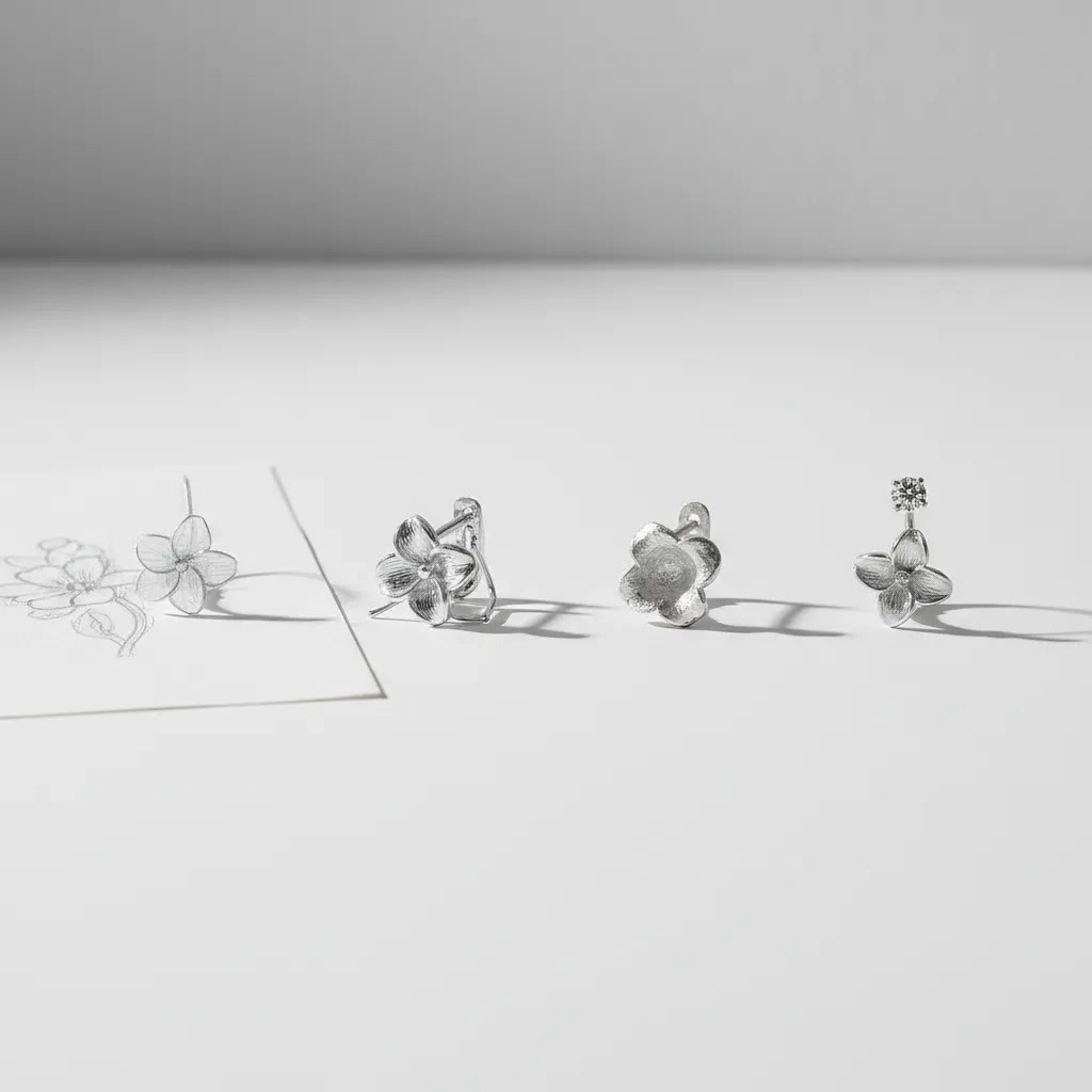 Cost of 3D model jewelry workflow from sketch to CAD to prototype and finished sample for faster approvals