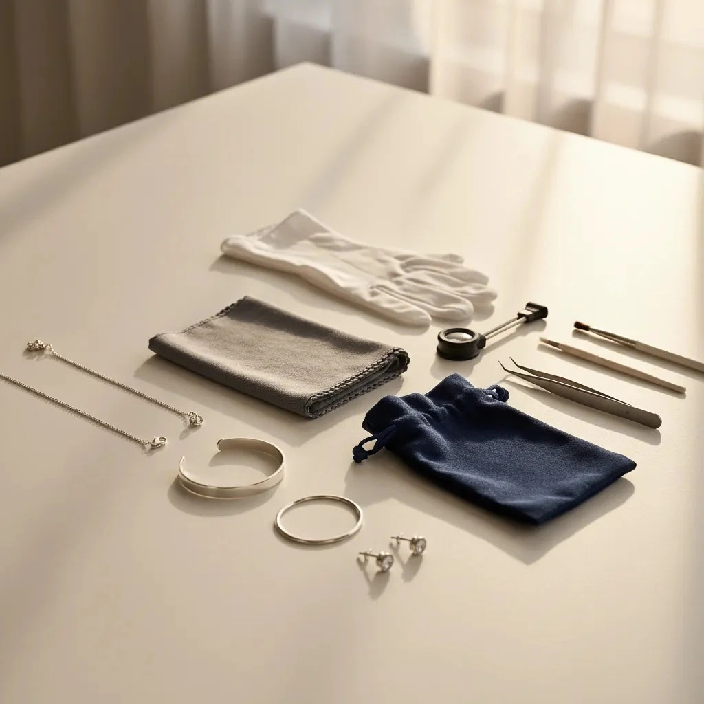 Does 925 sterling silver tarnish image showing silver care, storage, and quality control