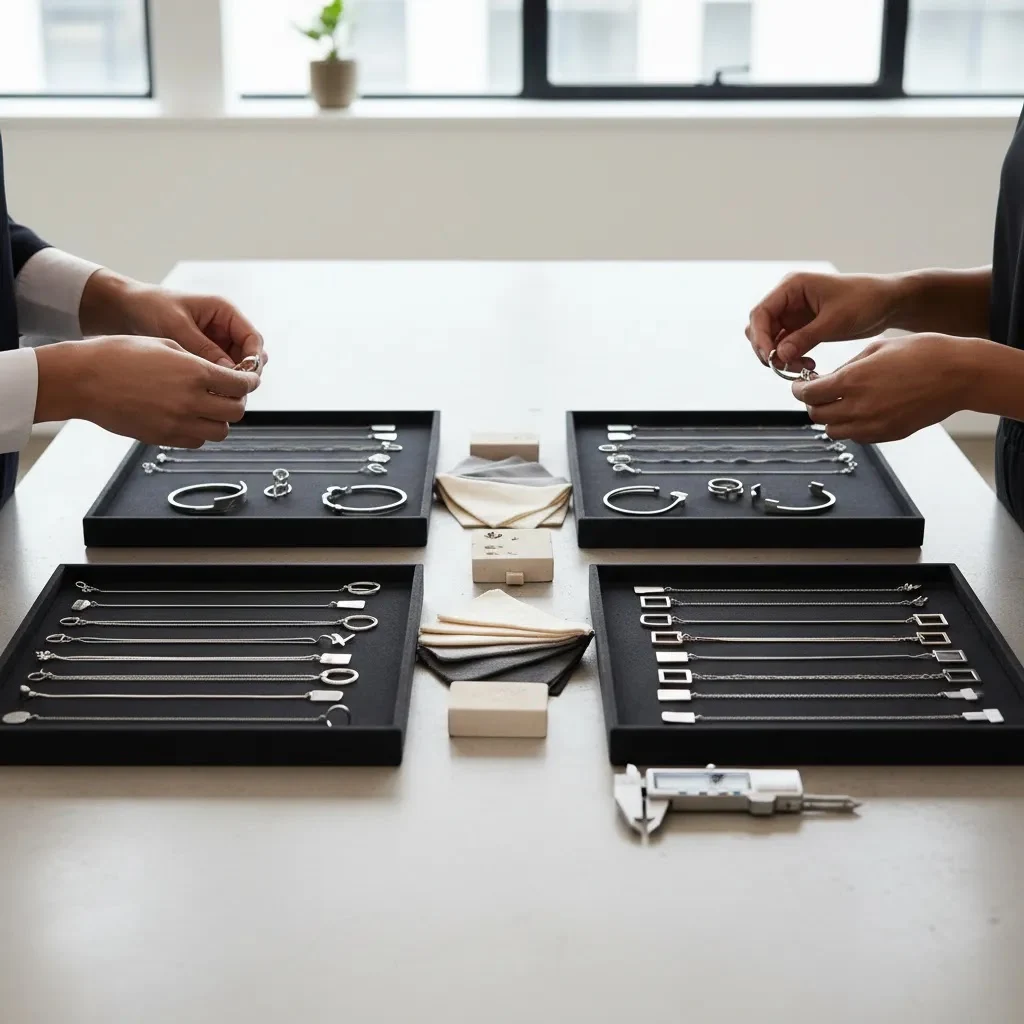 Silver vs stainless steel jewelry assortment for brands evaluating product positioning and collection strategy