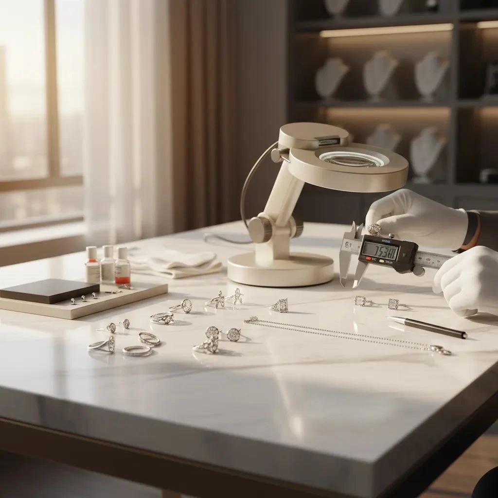 verifying s925 jewelry samples before production approval in professional silver sourcing