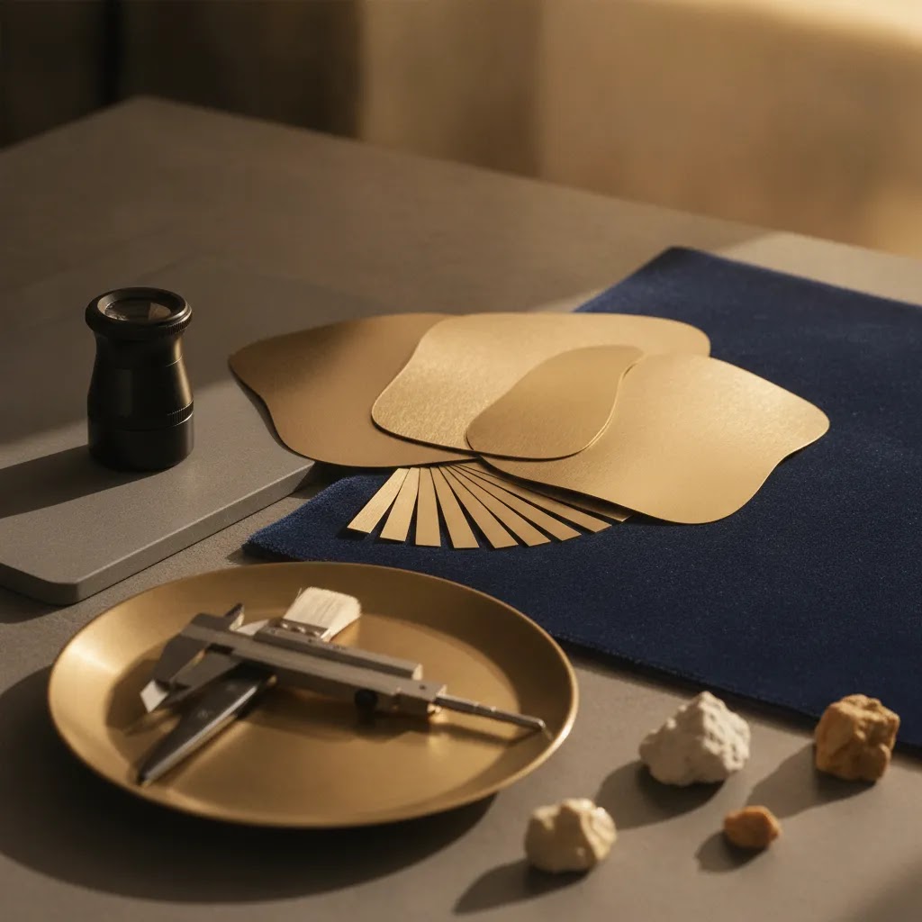 gold vs gold plated editorial image illustrating quality gold finishes, durability, and pricing strategy