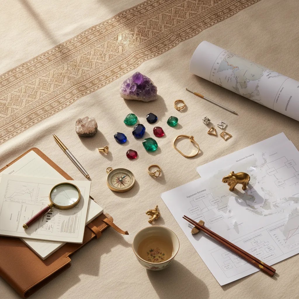 Thailand wholesale jewelry sourcing strategy scene for growing small jewelry business brands