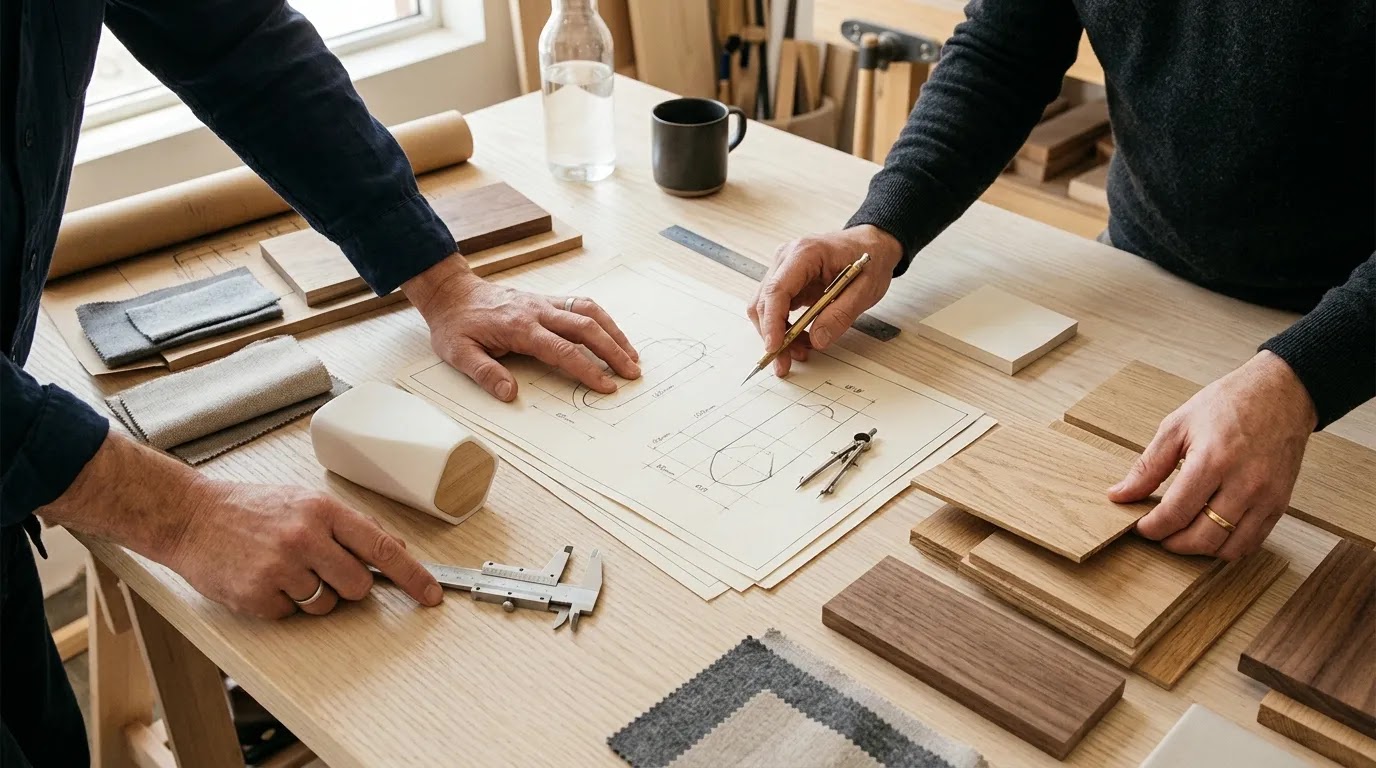 Custom jewelry manufacturers USA reviewing a design brief and production specifications