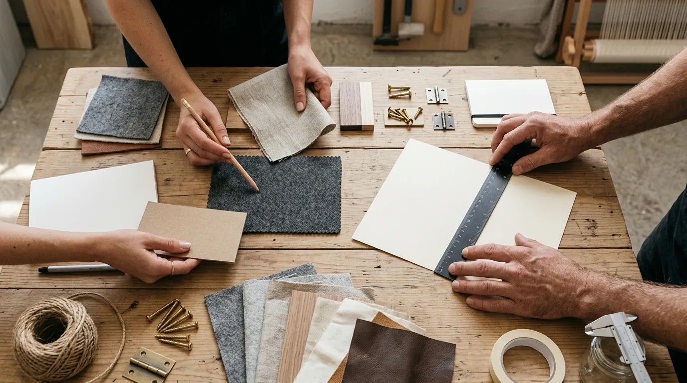 Private label manufacturers in USA collaborating on domestic production planning and material approvals